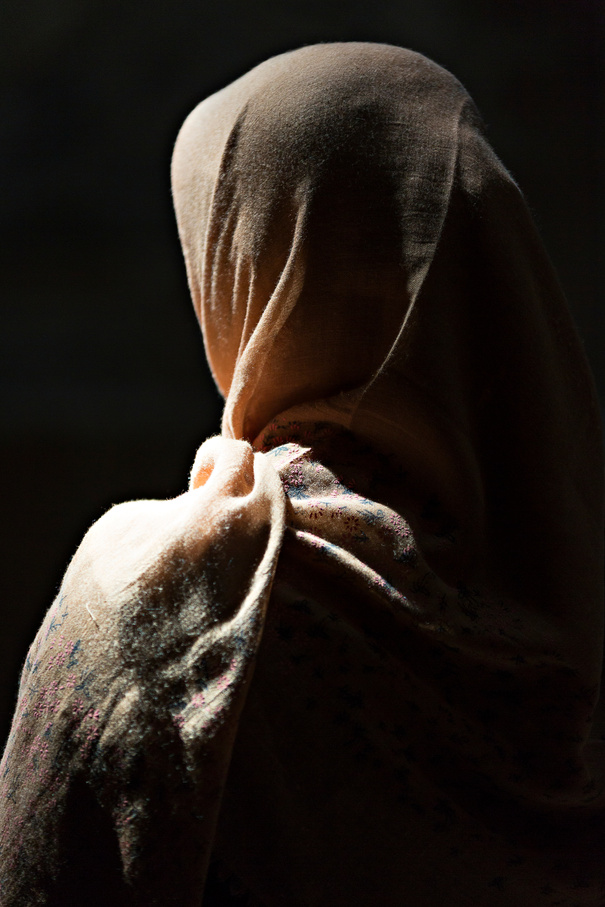 Muslim woman in scarf